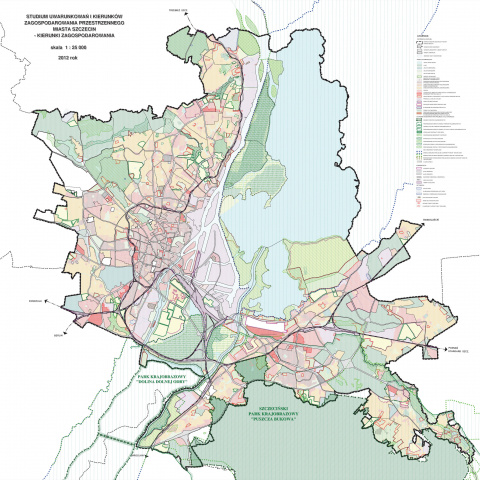 Plany historyczne rozwoju przestrzennego Szczecina - 2012 r.